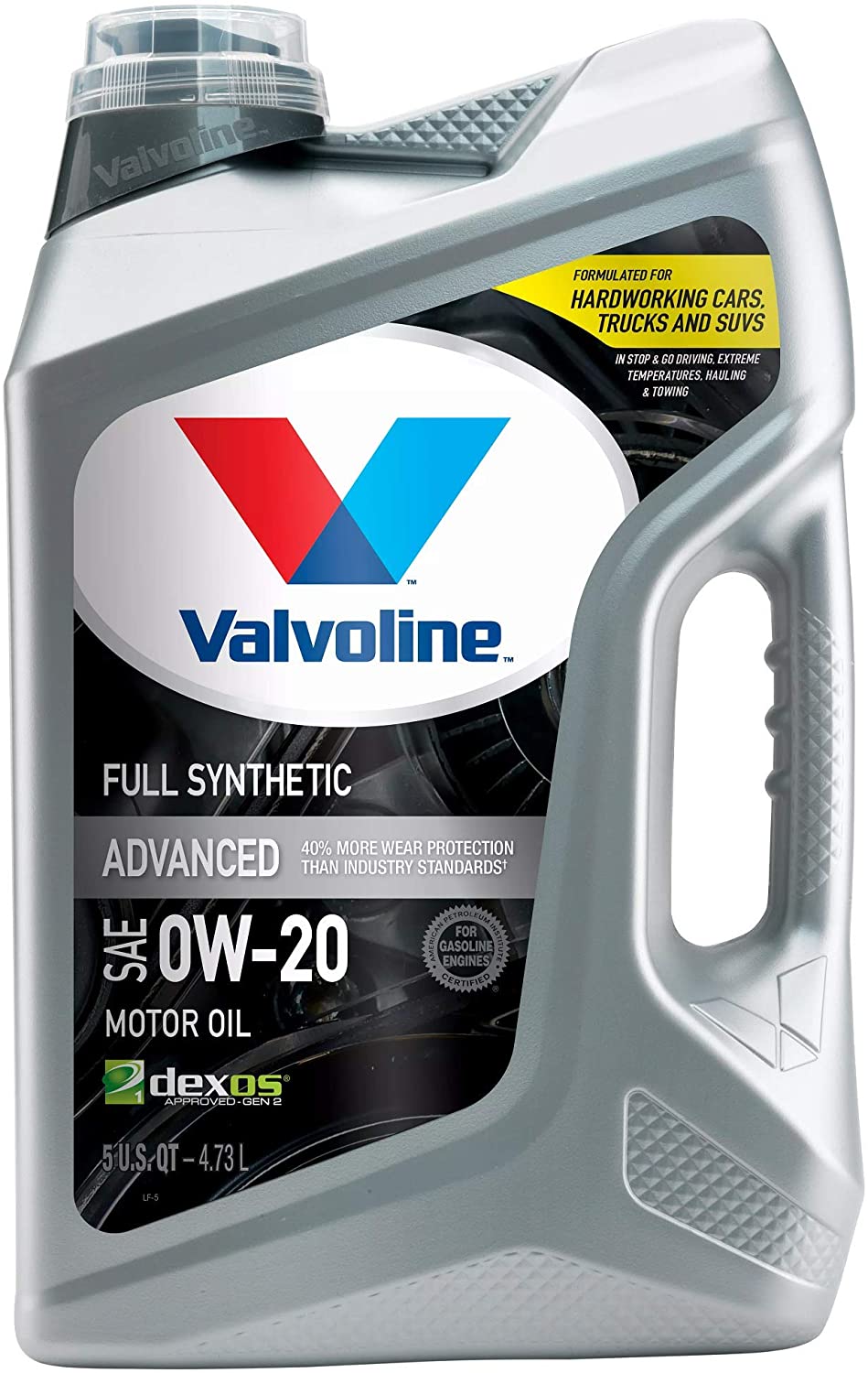 Valvoline 813460 SynPower SAE 0W-20 Full Synthetic Motor Oil - 5 Quart