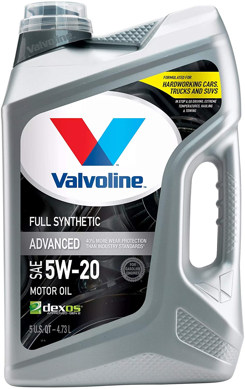Valvoline Advanced Full Synthetic SAE 5W-20 Motor Oil 5 QT