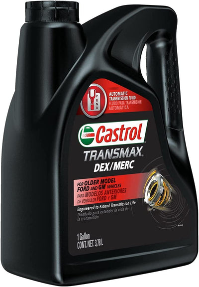 Castrol 03520C TRANSMAX DEX/MERC ATF, 1 Gallon, Automatic, Black