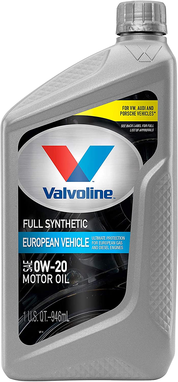 Valvoline 888048 European Vehicle SAE 0W-20 Full Synthetic Motor Oil 1QT